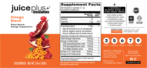 Fruit, Vegetable, Berry & Omega Blend Capsules